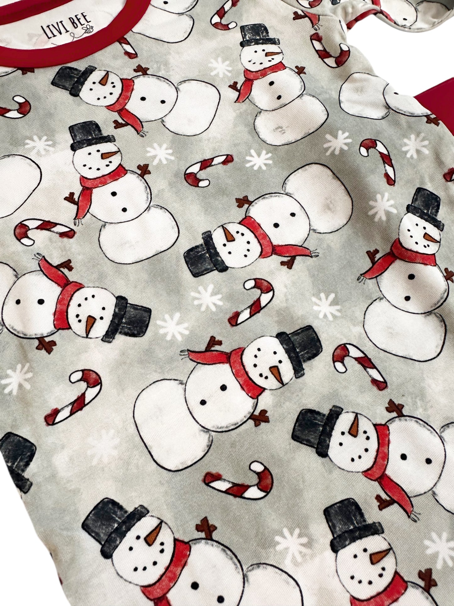 Snowman Snuggles 2 Piece Pajama Set