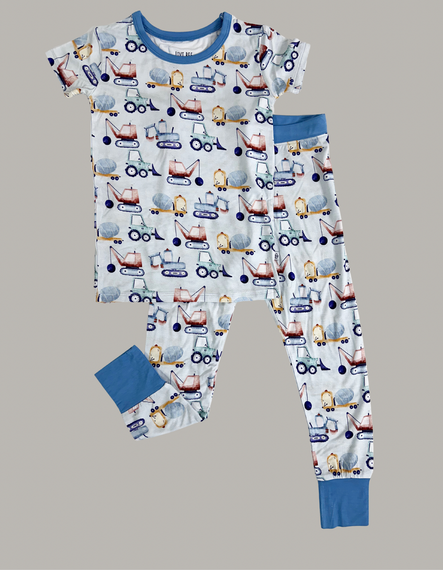 Construction Trucks-2 Piece Pajama Set