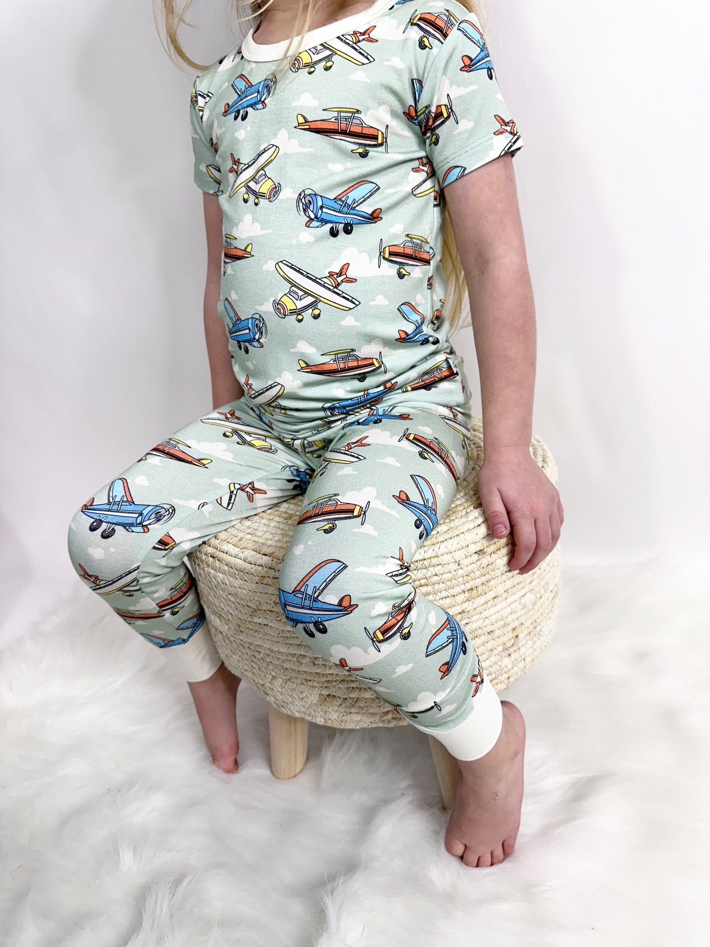 Airplanes-2 Piece Pajama Set