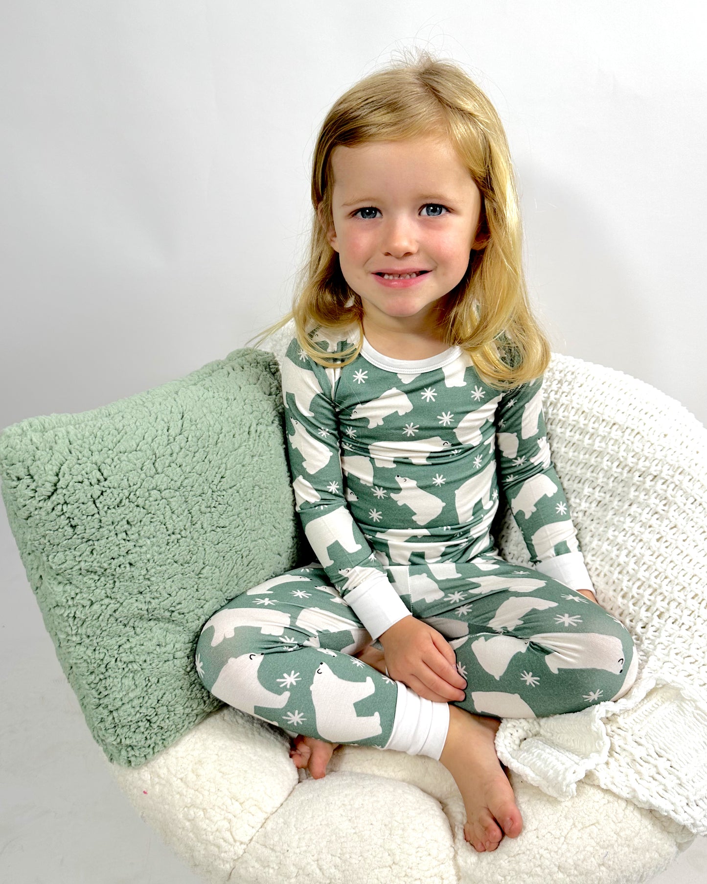 Polar Bear Plunge-2 Piece Pajama Set