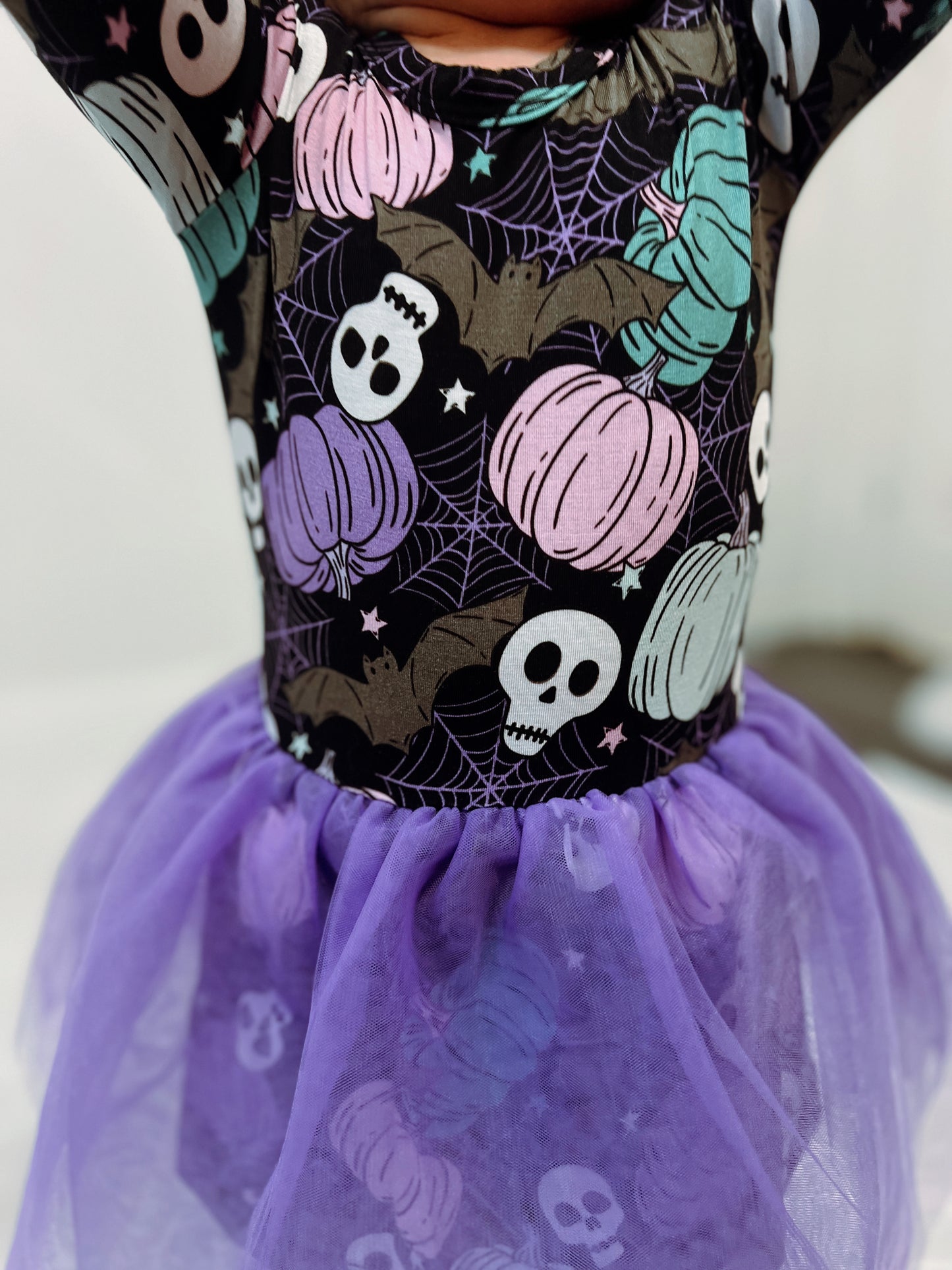 Get Batty Halloween Bamboo Tutu Romper