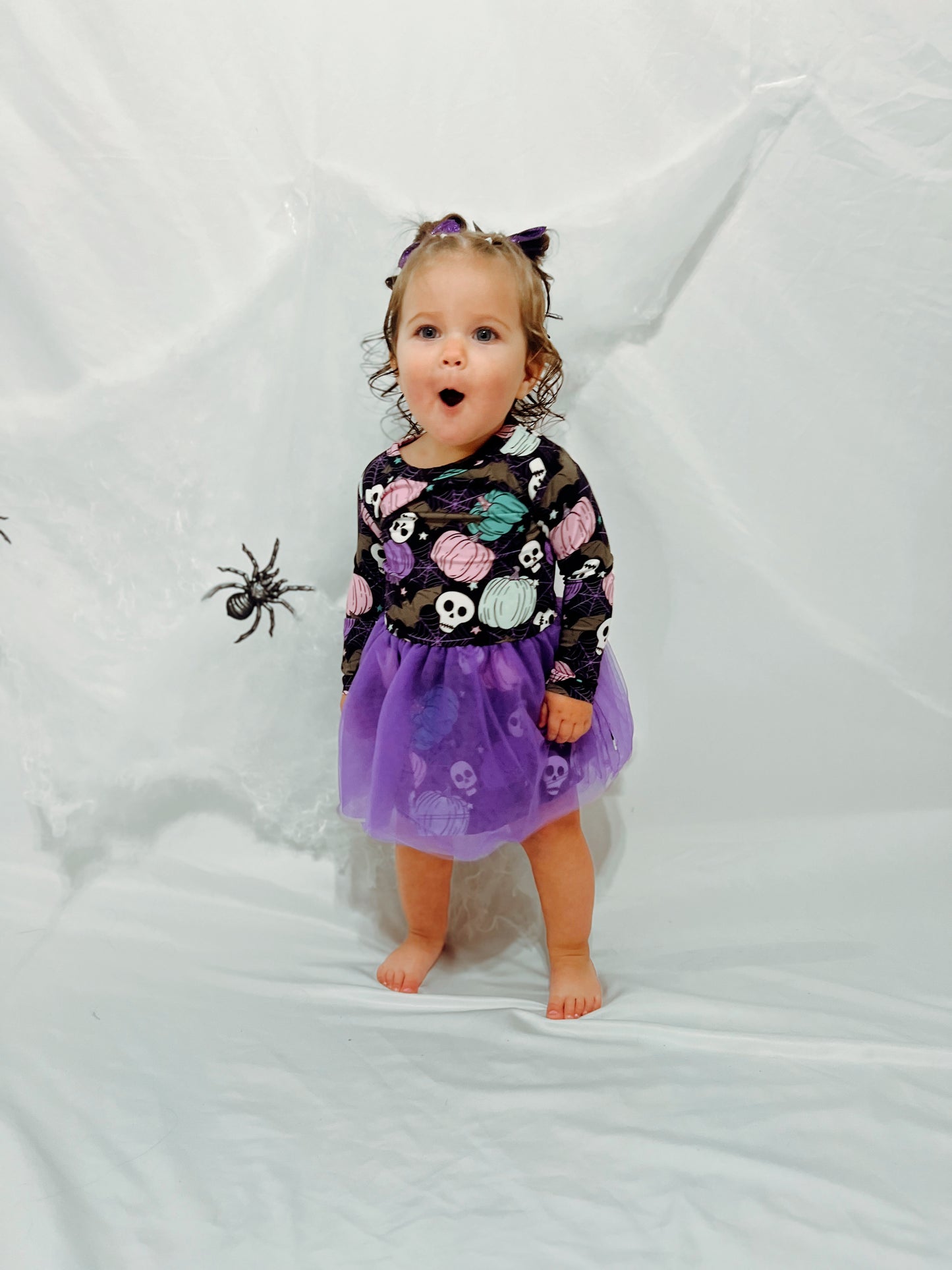 Get Batty Halloween Bamboo Tutu Romper