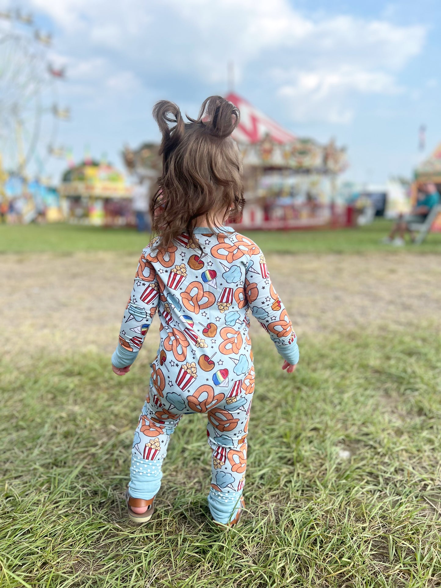 Carnival Time Bamboo Zip Romper