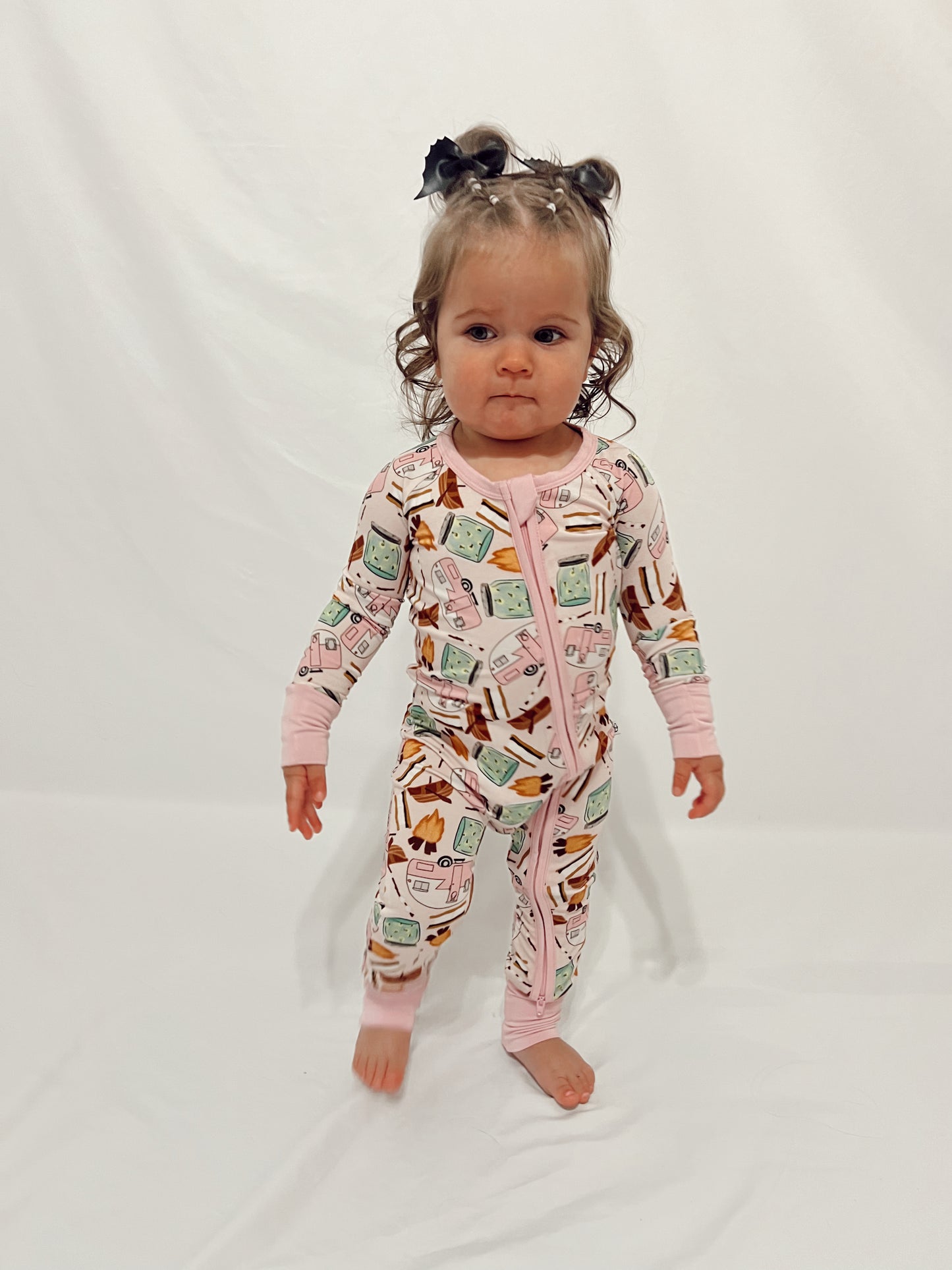 Catching Fireflies Bamboo Zip Romper