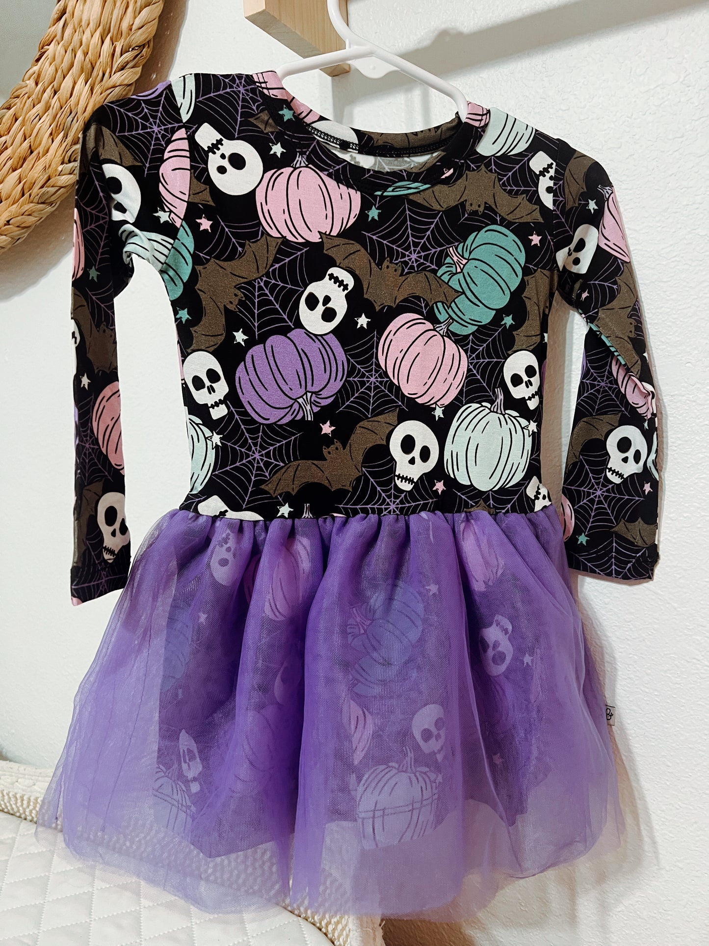 Get Batty Halloween Bamboo Tutu Romper