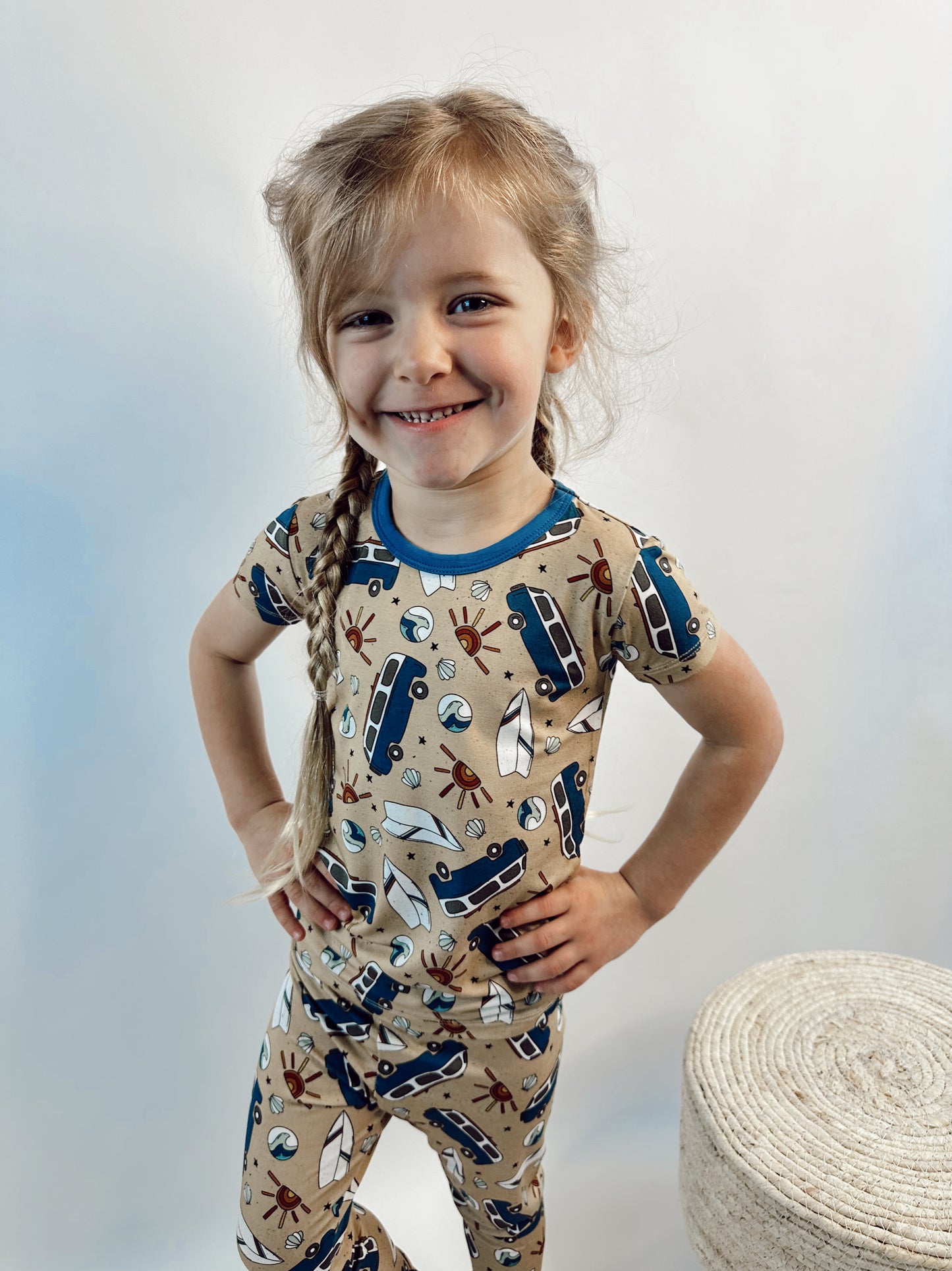 Beach Van 2 Piece Pajama Set