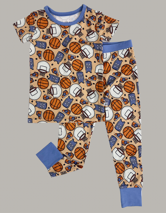 Playing Hoops-2 Piece Pajama Set