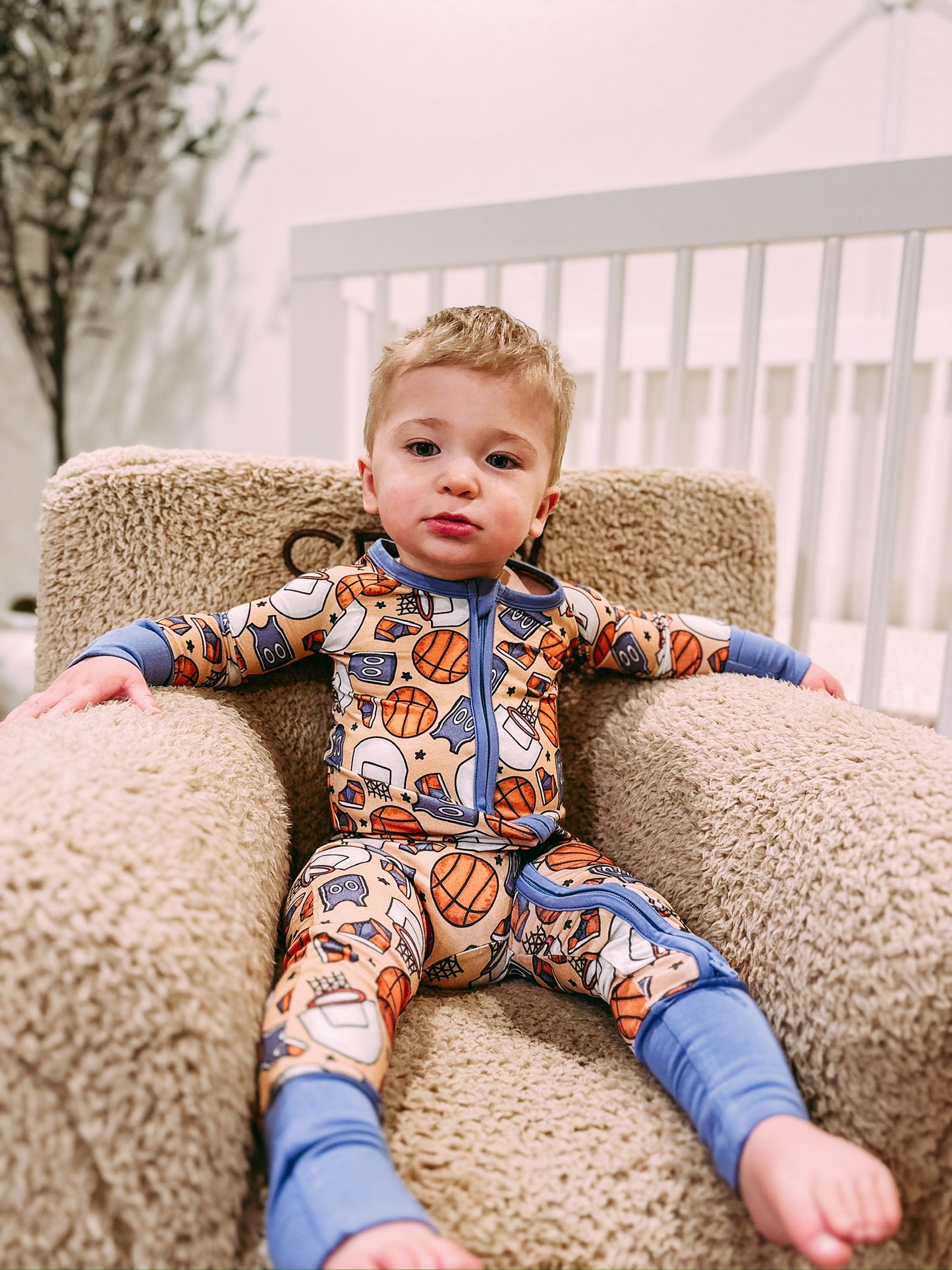 Playing Hoops Bamboo Sleeper