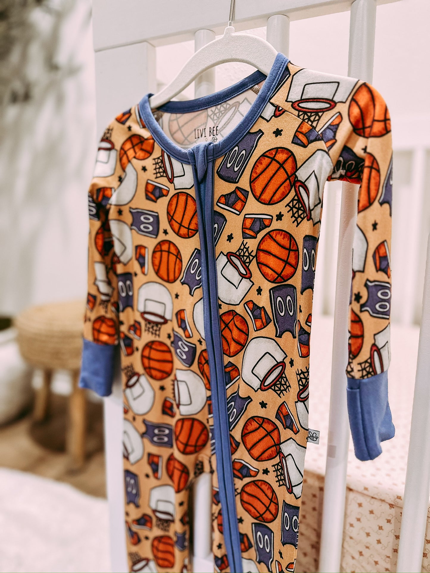 Playing Hoops Bamboo Sleeper