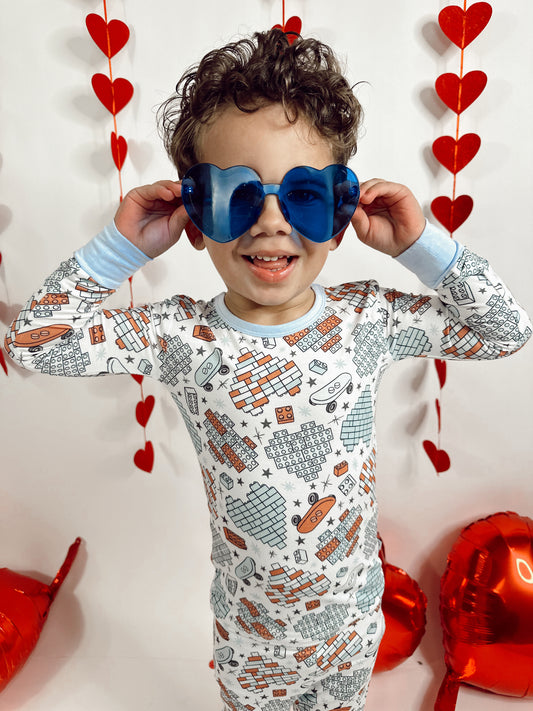 Lego Of My Heart-2 Piece Pajamas
