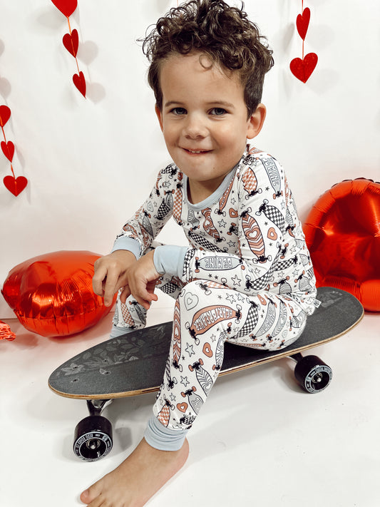 Be Mine Skateboards-2 Piece Pajamas